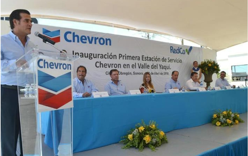 Instalan en Obregón 3 estaciones Chevron